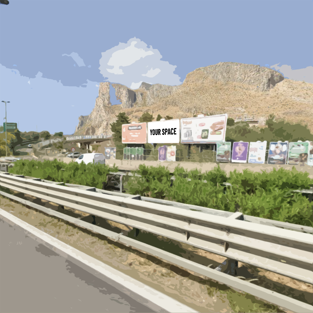 SPAZIO PUBBLICITARIO 600 x 300 E90 (PALERMO) Dal 19/10/2026 al 01/11/2026 14 giorni